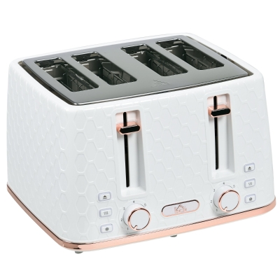 Toaster 29.3L x 27.6W x 18.9Hcm White
