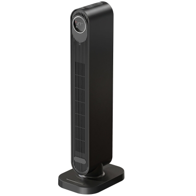 HOMCOM 2000W Ceramic Electric Heater with Timer Black