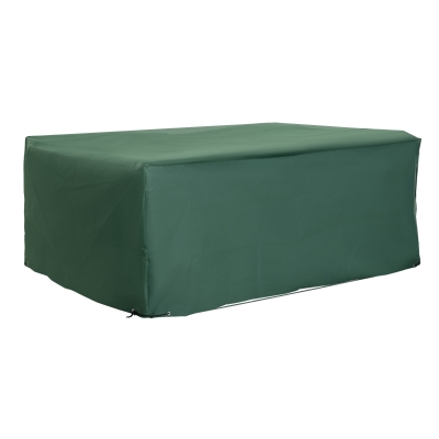 Outsunny Schutzhülle Abdeckung Abdeckhaube für Gartenmöbel 600D-Oxford Grün 210 x 140 x 80 cm