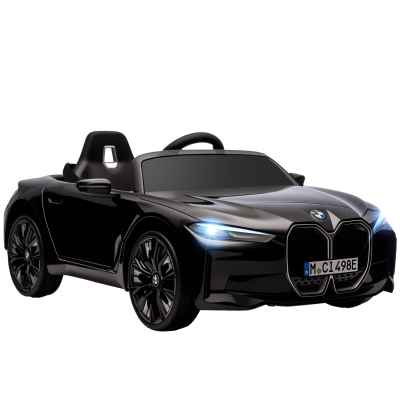 HOMCOM BMW i4 12V Kids Electric Ride-On Car Black