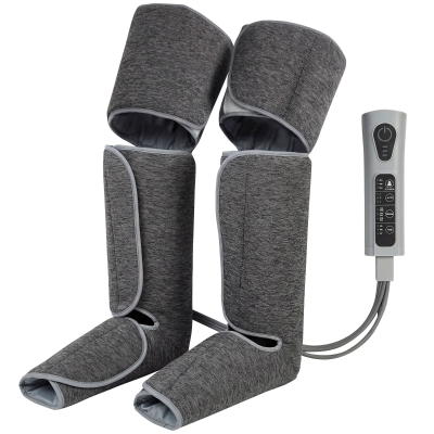 HOMCOM Leg Massager Heat Compression 3 Modes Foot Calf Machine
