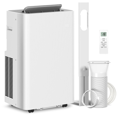 HOMCOM Climatiseur Mobile 12000 BTU 4-en-1 avec Mode Nuit