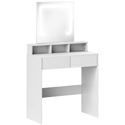 Dressing Table 75W x 38D x 135Hcm White