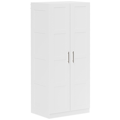 Wardrobe 80W x 53.5D x 180Hcm White