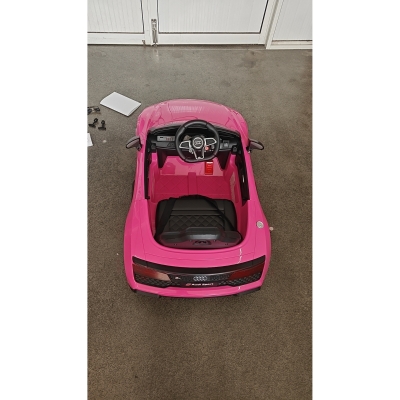 AIYAPLAY Voiture Électrique 12V Enfant Télécommande Rose 2 Moteurs