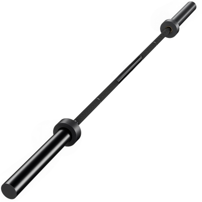 SPORTNOW Barre Olympique 180cm Acier 200kg Noir