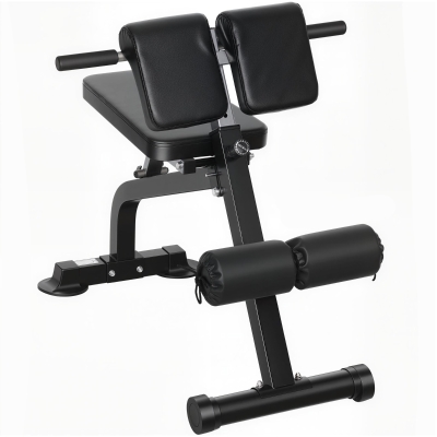 SPORTNOW Banc Musculation Acier Noir Fitness