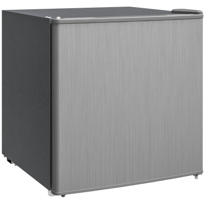 HOMCOM Mini Congélateur 35L Gris Porte Réversible Compact