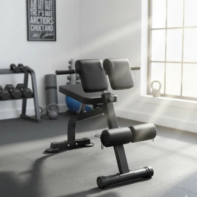 SPORTNOW Banc Musculation Acier Noir Fitness