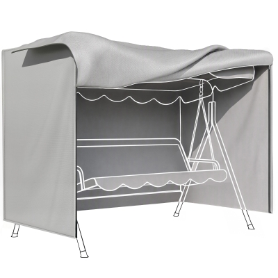Swing Chair Cover 205L x 124D x 164Hcm Light Grey