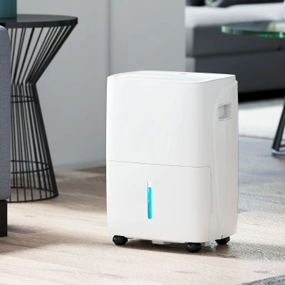HOMCOM 30L/Day Dehumidifier 4L Tank, Auto-Clean, Home