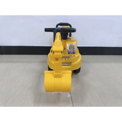 AIYAPLAY Pelleteuse Jouet Jaune 1-3 Ans Klaxon Rangement 15kg