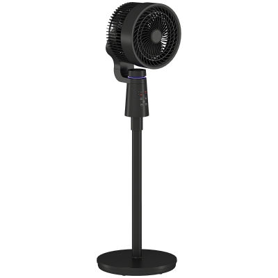 HOMCOM Pedestal Oscillating Fan Black