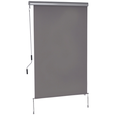 Outsunny Tenda a rullo 120cm x 200cm Grigio