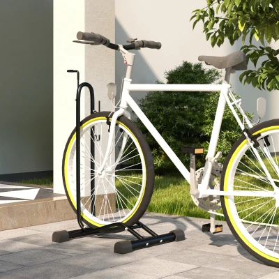 HOMCOM Rastrelliera Biciclette per Biciclette 24"-29" 700c