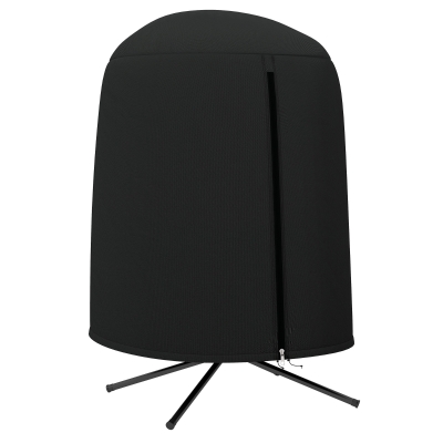 Outsunny Schutzhülle für Hängesessel, wasserdicht, staubdicht, Polyester, Ø128 x 190 cm, Schwarz