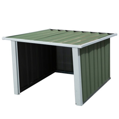 Outsunny Casetta per Robot Tagliaerba 86cm x 75cm x 62cm Verde
