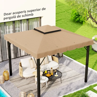 Copertina foisor de gradina bej 3x3 m