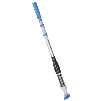 Outsunny Poolsauger, kabbellos, 80 Min. Betrieb, geringes Gewicht: 800g, 19L Wasser/Minute, Aluminium, Ф6 x 106-162 cm
