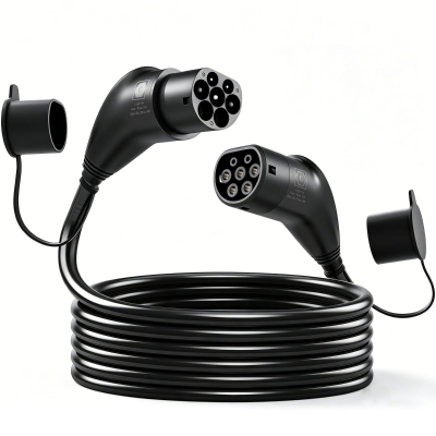 HOMCOM Type 2 EV Charging Cable 7kW 32A 10m Black
