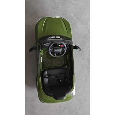 AIYAPLAY Carro Elétrico Infantil 12V Audi A5L com Controle Remoto, Bateria de Lítio, 2 Motores, Controle Remoto, Verde