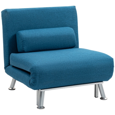Sofa Bed 75cm x 70cm x 75cm Blue