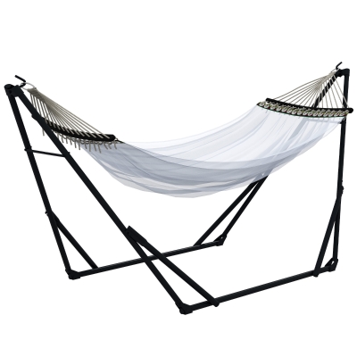 Outsunny Supporto per Amaca in Metallo con Borsa da Trasporto