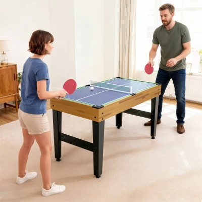 SPORTNOW Tavolo da Gioco 13in1 Calciobalilla, Ping Pong, Biliardo