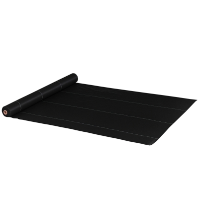 Outsunny Telo per Pacciamatura 2x25 m Drenante e Traspirante