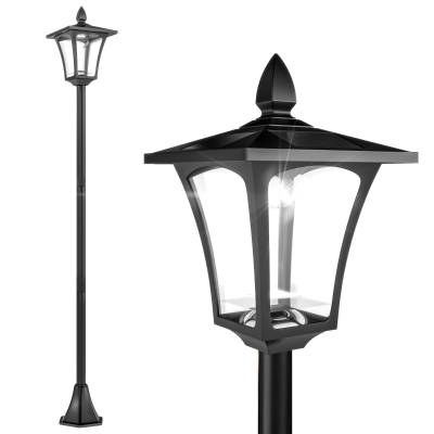 Outsunny Lampione da Giardino a Energia Solare 18x18x160 cm