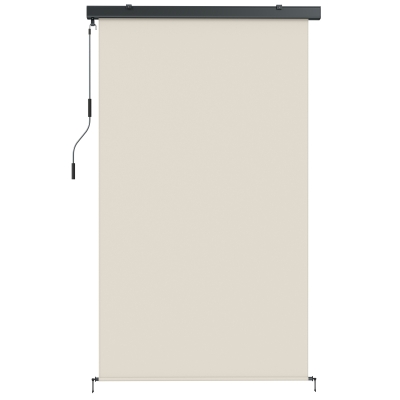 Outsunny Store Extérieur UV Résistant 250x160cm Blanc Crème