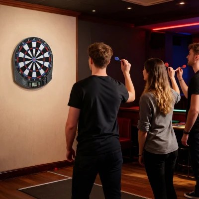 SPORTNOW Freccette Bersaglio Elettronico, 18 Giochi, 159 Varianti