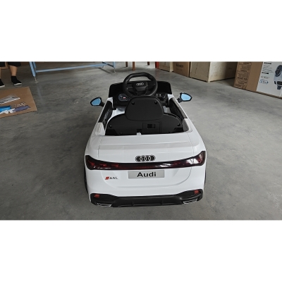 AIYAPLAY Elektrisches Kinderauto 12V Audi A5L mit Fernbedienung, Lithium-Batterie, 2 Motoren, Fernbedienung, Rosa