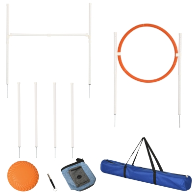 PawHut Dog Agility Training Set with Carry Bag - Multicoloured