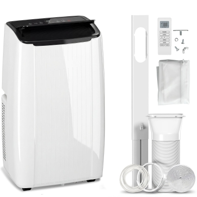HOMCOM Portable Air Conditioner 14000 BTU 5-in-1 White