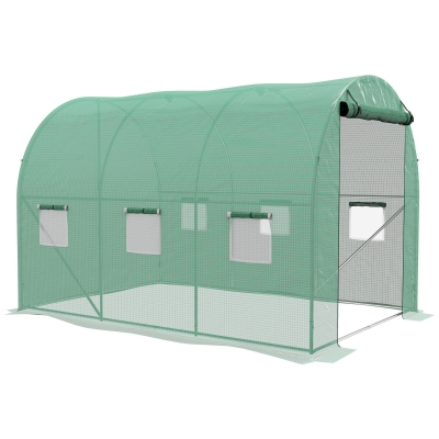 Outsunny Greenhouse Sprinkler System 3x2m Green