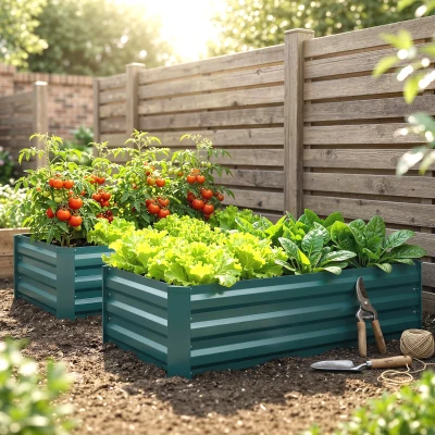 Raised Bed 100L x 60W x 30Hcm Green