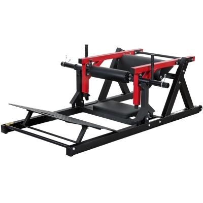 SPORTNOW Macchina per Hip Thrust con Pedana Regolabile, Rosso