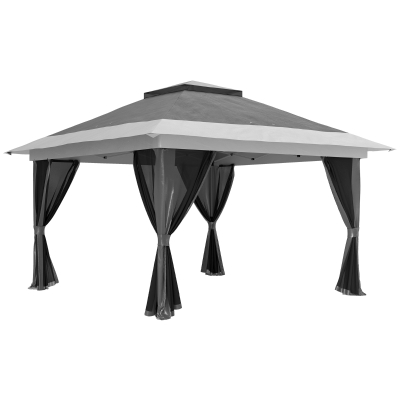 Pop Up Canopy 356L x 356W x 280Hcm Dark Grey