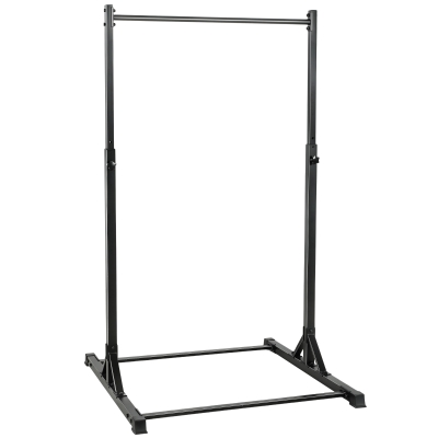 SPORTNOW Power Tower Station Musculation 200kg 8 Hauteurs Noir