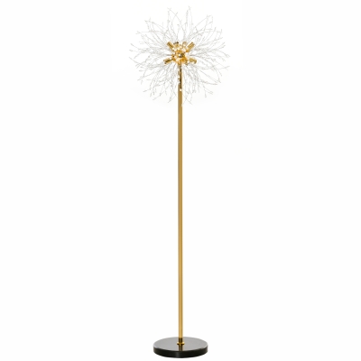 HOMCOM 160cm Dandelion Floor Lamp with Foot Switch