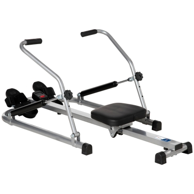 Aosom Rameur Pliable Acier 3 Niveaux Résistance Écran