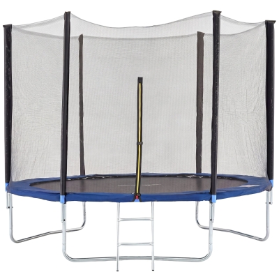 SPORTNOW Trampoline Ø305 cm Extérieur Sécurité Enfants/Adultes