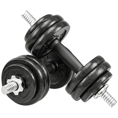 SPORTNOW 2-in-1 Adjustable Dumbbells Set 30kg Home Gym