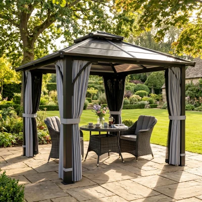 Gazebo 300L x 300W x 275Hcm Grey