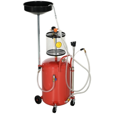 DURHAND Récupérateur Huile Portable 80L Pneumatique