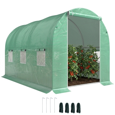 Outsunny Walk-in Greenhouse Tent 3x2m with Zipped Door