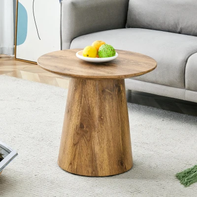 Table d'appoint ronde, Couleur naturelle