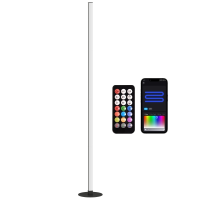 HOMCOM Lampadaire LED RGBIC APP Télécommande 16M Couleurs Sync Musique