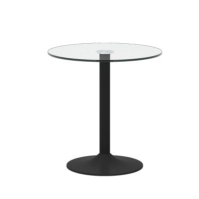 Piètement de table en métal robuste, Noir